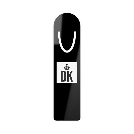 Sleek Metal Bookmark | Monogrammed DK Book Marker, Gift for Readers, Back to School, Personalized Bookmark, Unique Reading Accessory