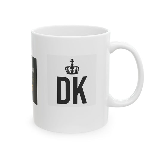 Personalized Ceramic Crown Mug, Custom Name Coffee Cup, Unique Gift for Him/Her, Birthday, Wedding, Anniversary, Home Barista